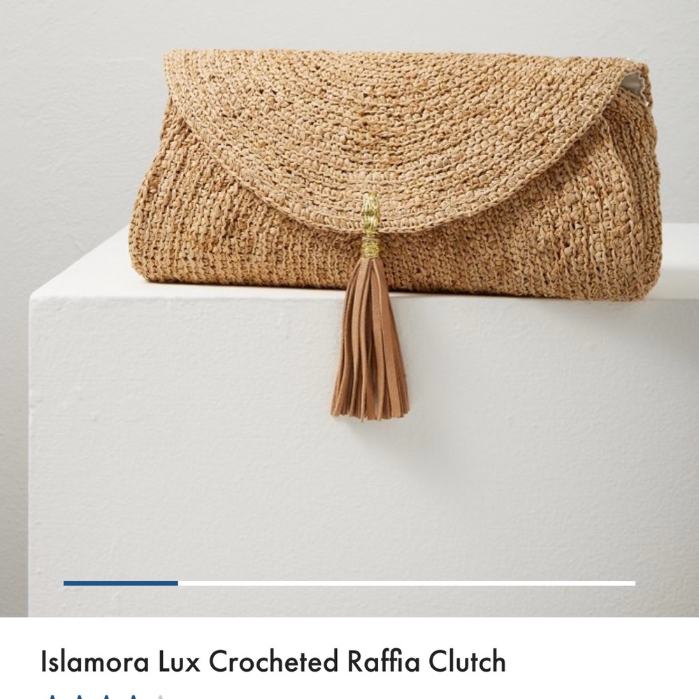 Tommy Bahama Raffia clutch